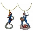 thumbnail image 1 of Avengers Captain Capt Marvel & Taskmaster 3” Ornament Pvc Figure Figurine Charm New, 1 of 1