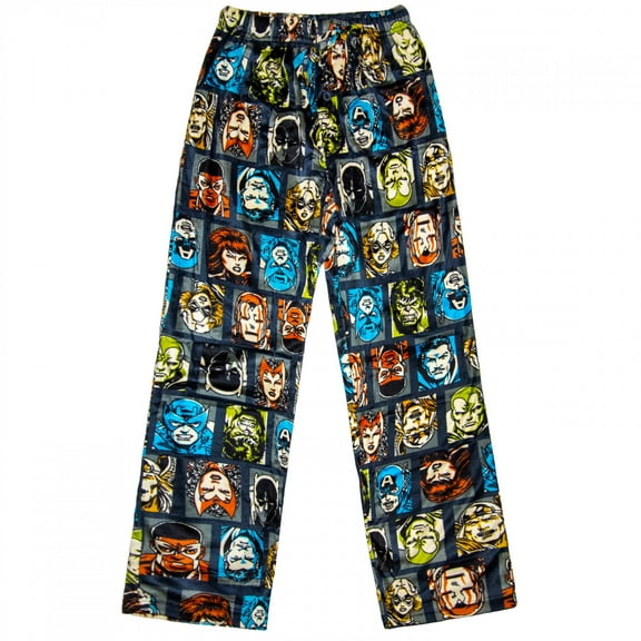 Avengers Character Profiles Sleep Pants-Medium