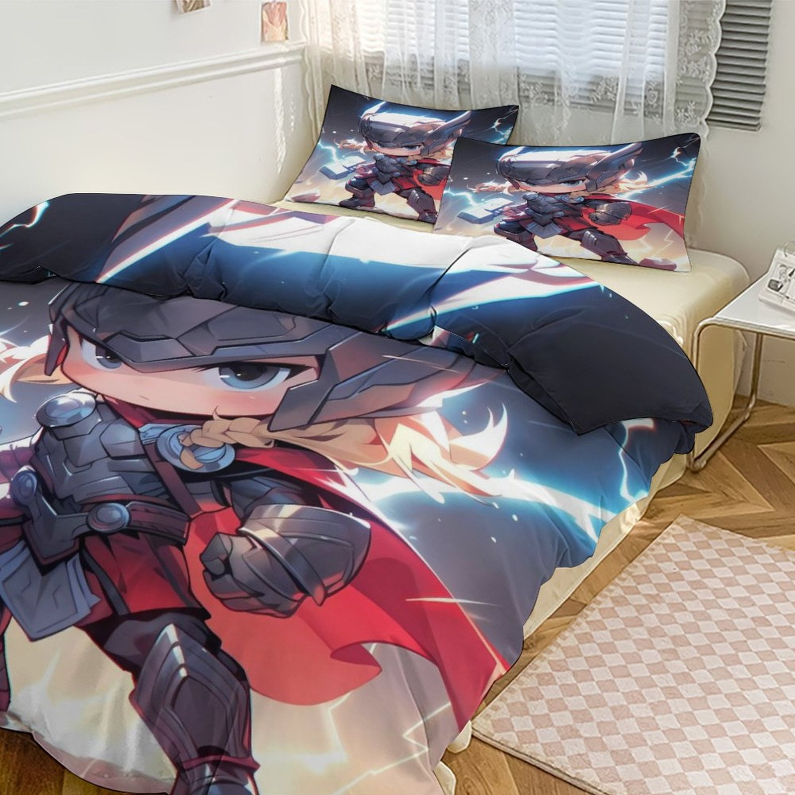 Avengers Comics Good Guys 3Piece Boys Kids Bedding Sets1 Duvet Cover 2