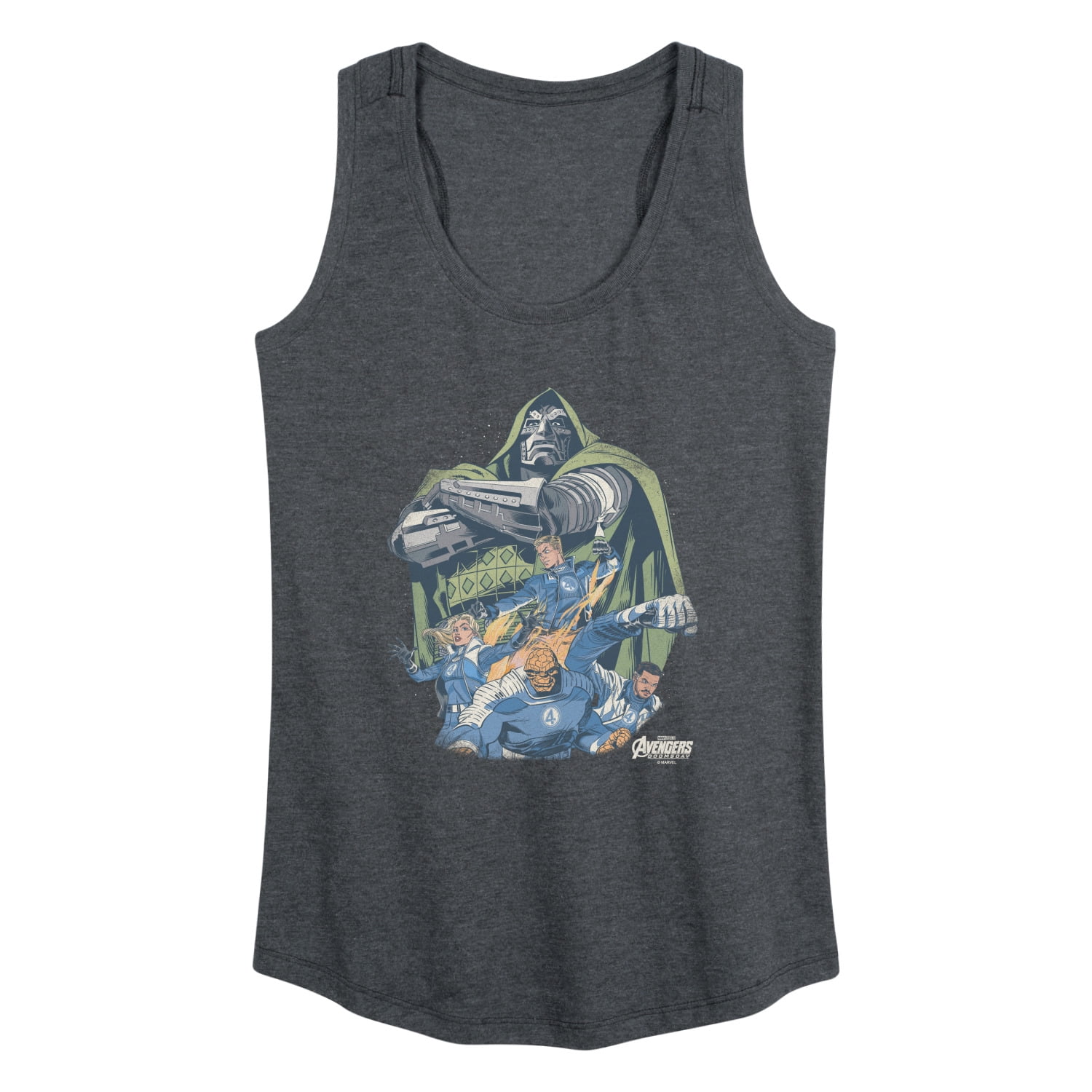 Avengers - Doom F4 Collage Women's Graphic Racerback Tank - Walmart.com