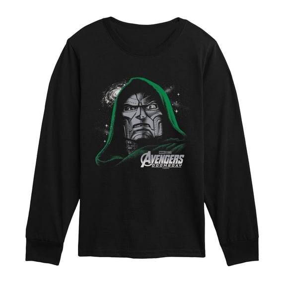 Avengers - Doom Face Boys' Long Sleeve Graphic T-Shirt
