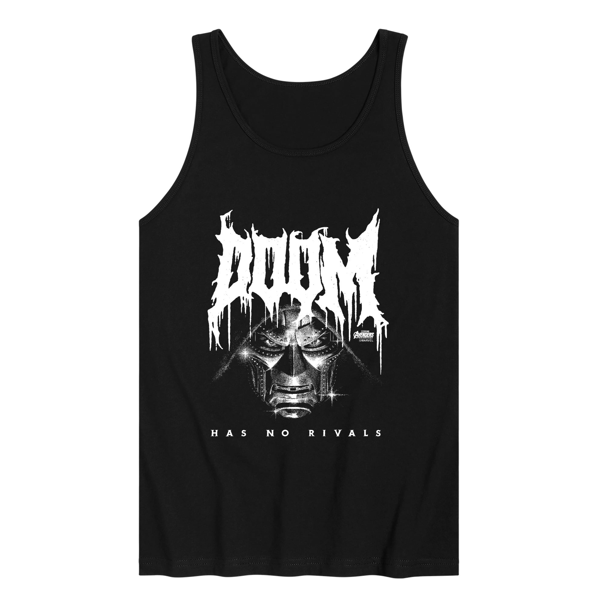 Kitcheb Font Avengers - Doom Metal Font Men's Graphic Tank Top - Walmart.com