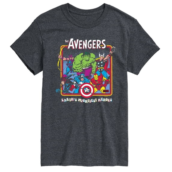 Avengers - Earth's Mightiest Heroes - Men's Short Sleeve Graphic T-Shirt