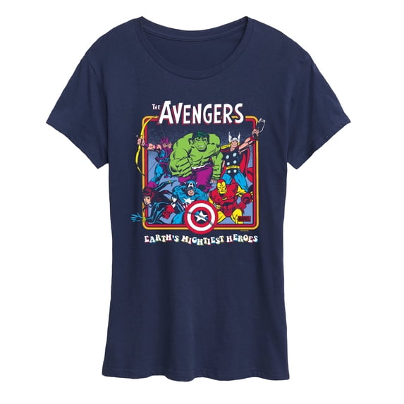 Avengers - Earth's Mightiest Heroes - Women's Short Sleeve Graphic T-Shirt