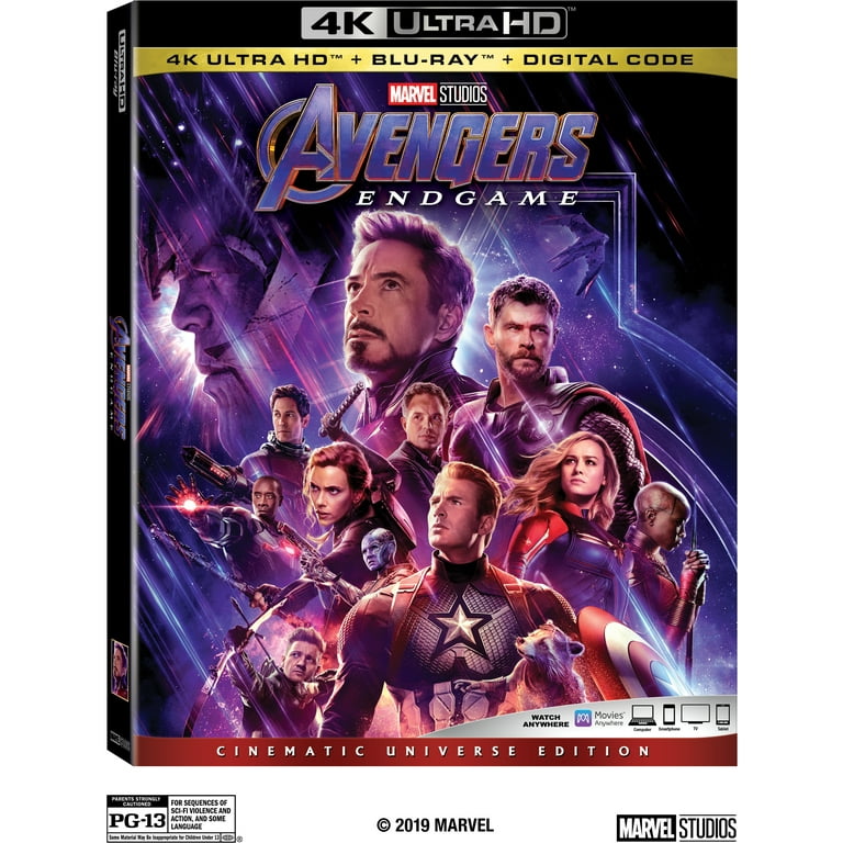 Avengers: Endgame (4K Ultra HD + Blu-ray) - Walmart.com
