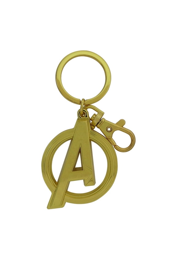 Avengers Infinity War Logo Gold Keychain