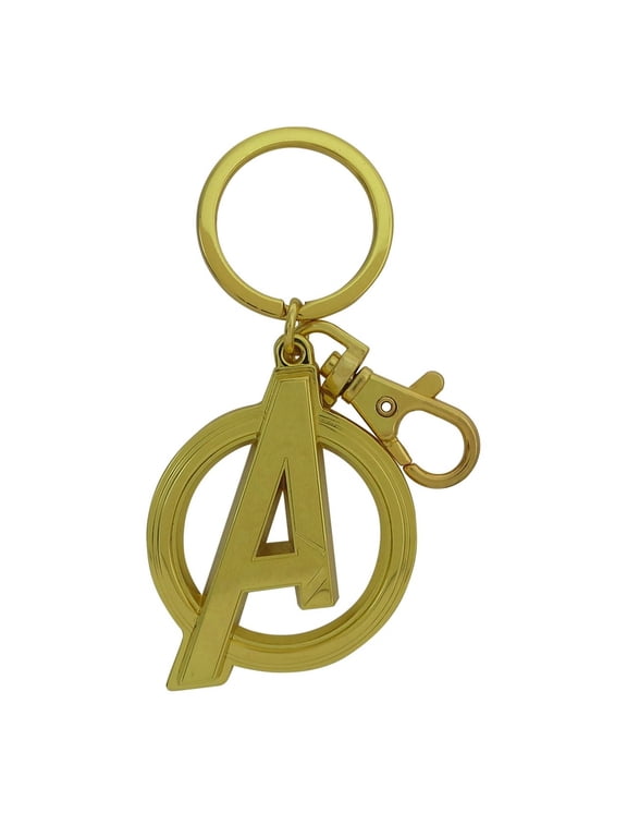Avengers Infinity War Logo Gold Keychain