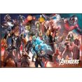 thumbnail image 1 of Avengers: Endgame - Framed Movie Poster (All The Avengers & Thanos) (Size: 36" X 24") (Metallic Anthracite Plastic Frame), 1 of 6