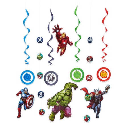 Avengers Epic Birthday Party Room Decorating Kit, 14pc