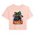 thumbnail image 1 of Avengers - Family Assemble Women's Cropped Graphic T-Shirt, 1 of 3