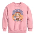 thumbnail image 1 of Avengers - Floral - Youth Boys Crew Fleece Sweatshirt, 1 of 3