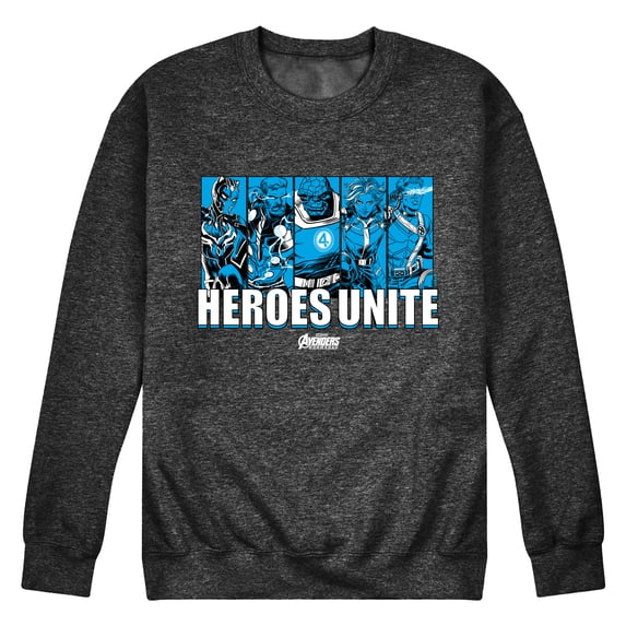 Avengers - Hereos Unite Men's Graphic Fleece Sweatshirt - Walmart.com