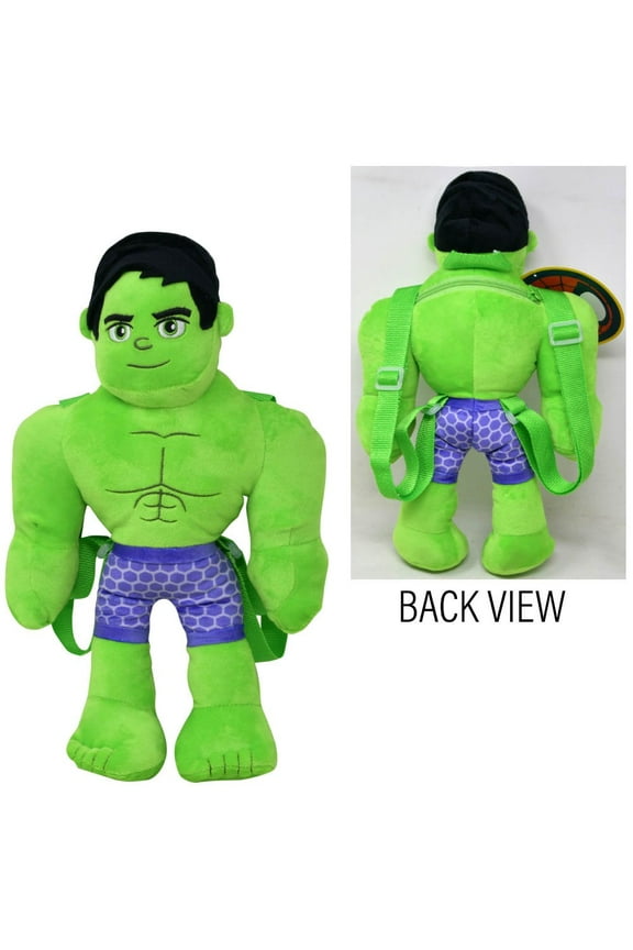 Avengers Hulk 16" Plush Backpack