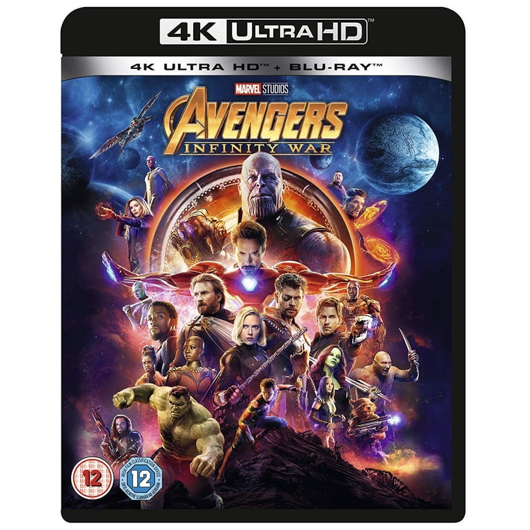 Avengers: Infinity War [Blu-ray] 4K - Walmart.com