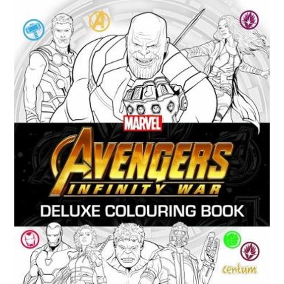 Pre-Owned Avengers Infinity War - Deluxe Colouring Book (Paperback) by Centum Books Ltd