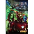 thumbnail image 1 of Avengers: Infinity War - Framed Movie Poster (Iron Man & Spider-Man & Bucky Barnes & The Hulk & Dr. Strange & Black Panther...) (Size: 25" X 37") (Silver Aluminum Frame), 1 of 6