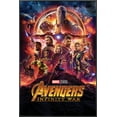 thumbnail image 1 of Avengers: Infinity War - Framed Movie Poster (Regular Style) (Size: 25" X 37") (Metallic Anthracite Plastic Frame), 1 of 6