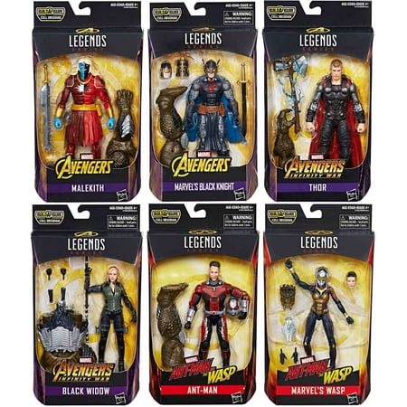 Avengers: Infinity War Marvel Legends Cull Obsidian Series Set of 6 Action Figures