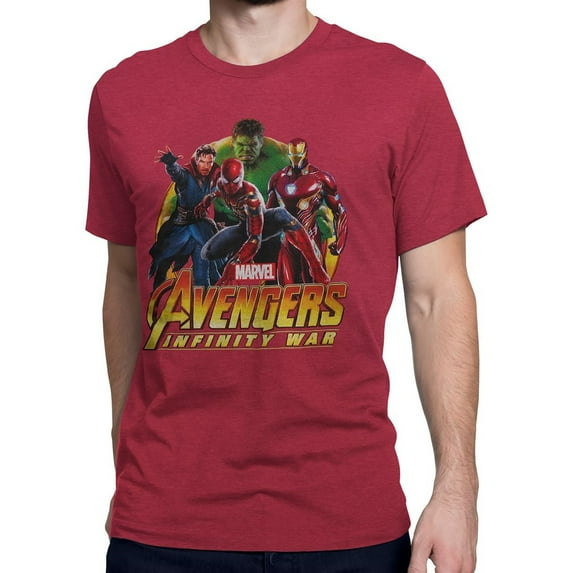 Avengers Infinity War Team Spider-Man Men's T-Shirt-Men's Small