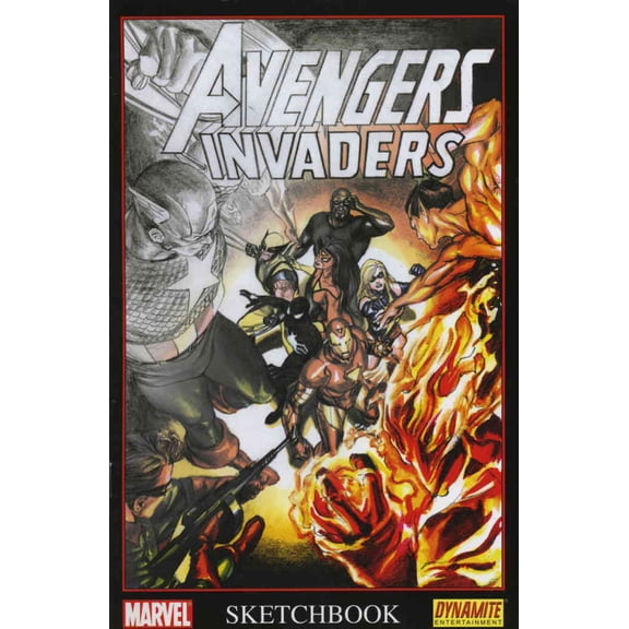 Avengers/Invaders Sketchbook #1 VF ; Marvel Comic Book