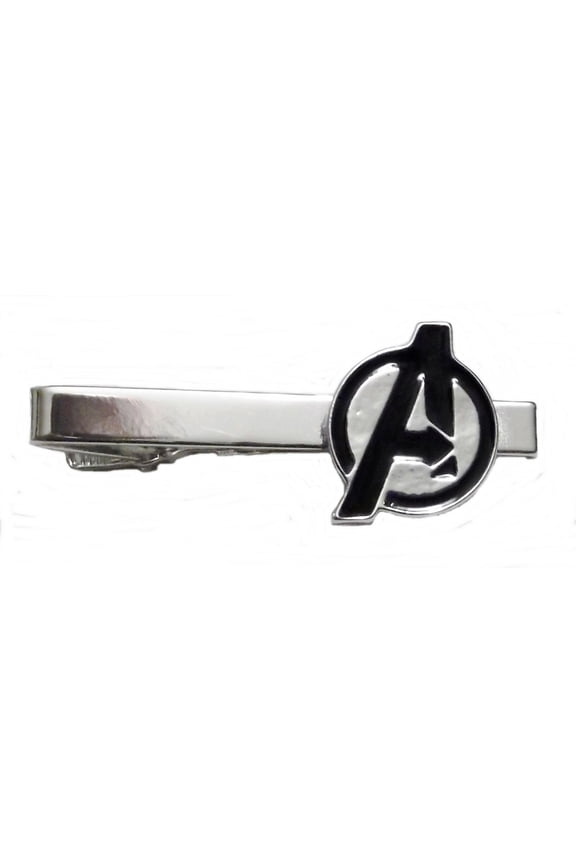 Avengers Logo Silvertone Tie Clip