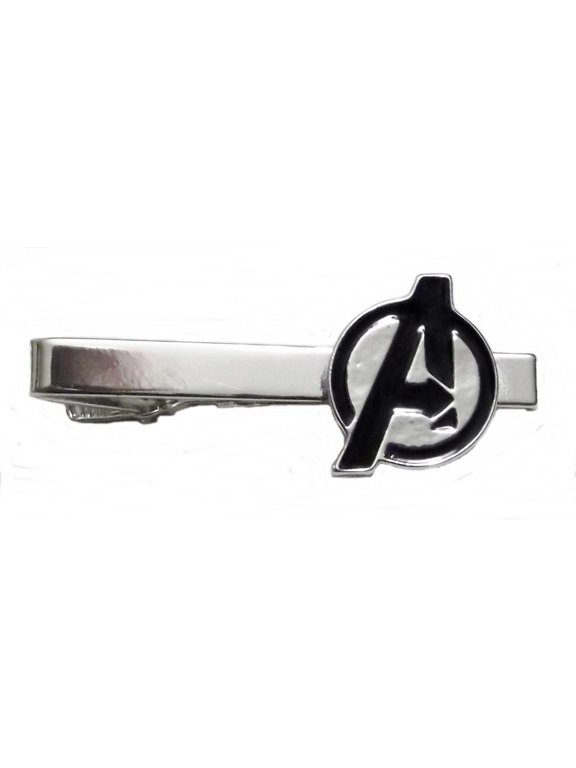 Avengers Logo Silvertone Tie Clip