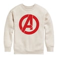 thumbnail image 1 of Avengers - Logo - Youth Boys Crew Fleece Sweatshirt, 1 of 4