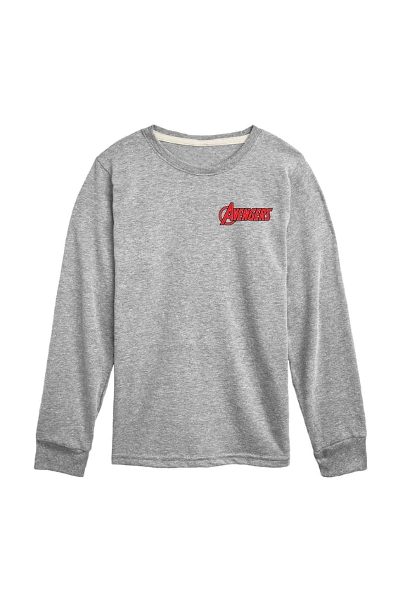 Avengers - Logo - Youth Boys Long Sleeve Graphic T-Shirt