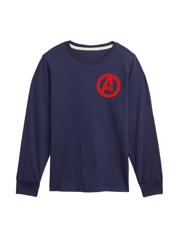 Avengers - Logo Boys' Long Sleeve Graphic T-Shirt