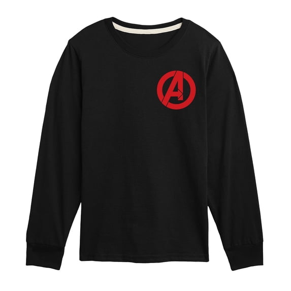 Avengers - Logo - Youth Boys Long Sleeve Graphic T-Shirt