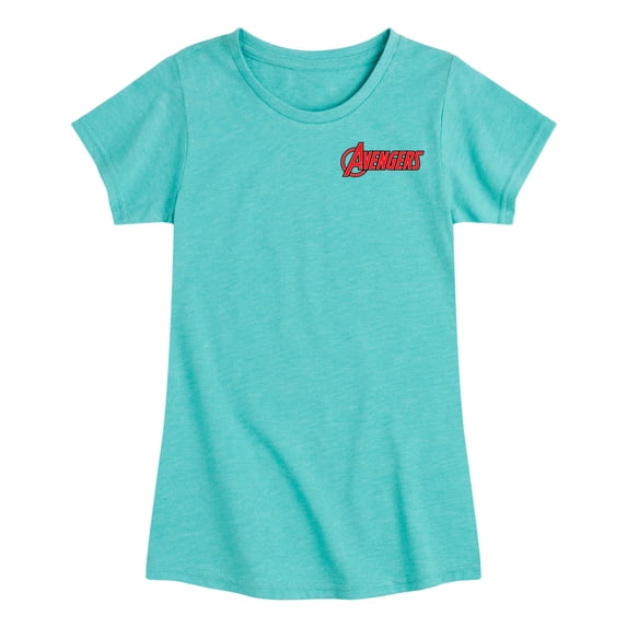 Avengers - Logo - Youth Girls Fitted Short Sleeve T-Shirt