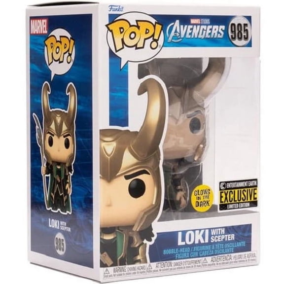 Avengers Loki with Scepter Pop! Vinyl Figure