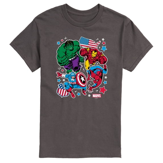 Marvel - America Sticker - Men's Short Sleeve Graphic T-Shirt