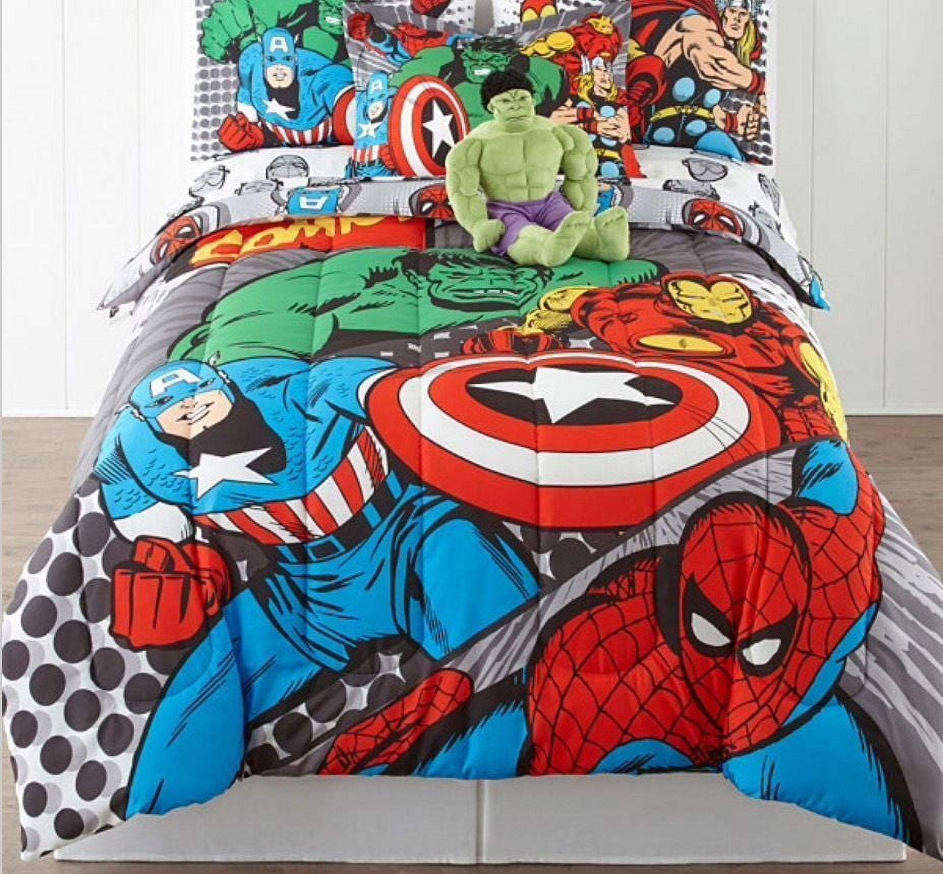 Marvel Twin Comforter & Sham on sale Set