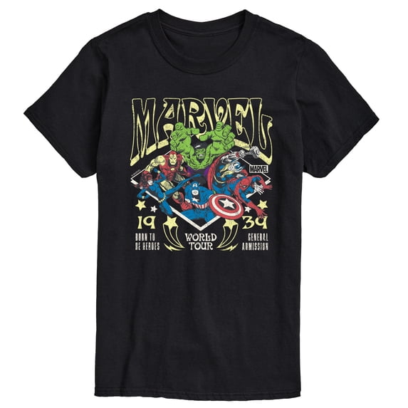 Avengers - Marvel Concert Men's Short Sleeve Graphic T-Shirt