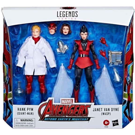 Marvel Legends Hank Pym (Giant-Man) and Janet Van Dyne (Wasp) Action Figure 2-Pack