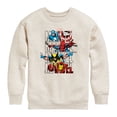 thumbnail image 1 of Avengers - Marvel Logo Stack - Youth Boys Crew Fleece Sweatshirt, 1 of 4