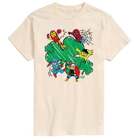 Avengers - Marvel Shamrock - Men's Short Sleeve Graphic T-Shirt