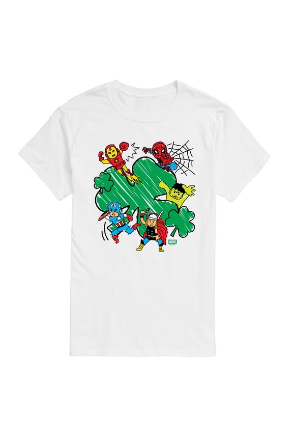 Avengers - Marvel Shamrock - Men's Short Sleeve Graphic T-Shirt