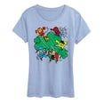 thumbnail image 1 of Avengers - Marvel Shamrock - Women's Short Sleeve Graphic T-Shirt, 1 of 3