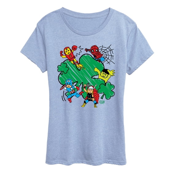 Avengers - Marvel Shamrock - Women's Short Sleeve Graphic T-Shirt