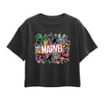 thumbnail image 1 of Avengers - Marvel Sticker Collage - Youth Girls Boxy T-Shirt, 1 of 4