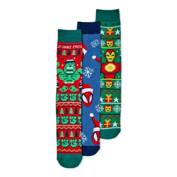 Avengers Men's Marvel Socks, 3-Pack
