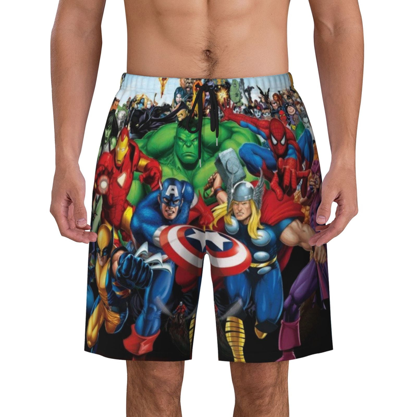 mens marvel swim shorts