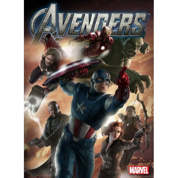 Avengers Movie poster Metal Print 12inx16in Unframed, Age: Adults Poster Time
