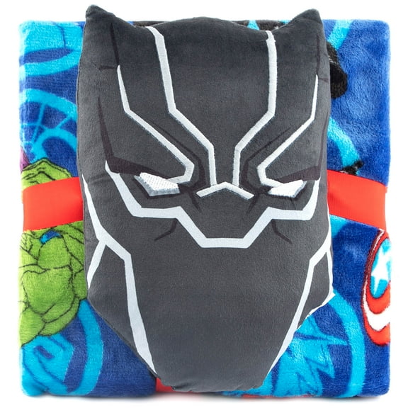 Avengers Nogginz and Travel Blanket Set