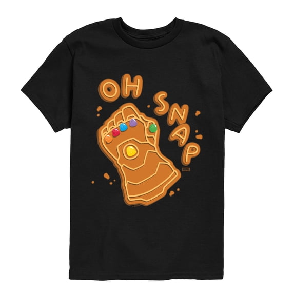 Avengers - Oh Snap Cookie - Youth Boys Short Sleeve Graphic T-Shirt