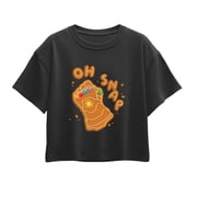 Avengers - Oh Snap Cookie - Youth Girls Boxy T-Shirt