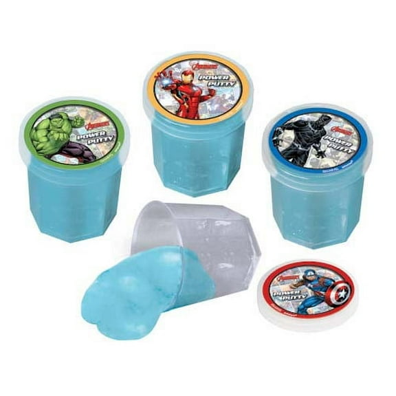 Avengers 'Powers Unite' Ooze Putty / Favors (4ct)