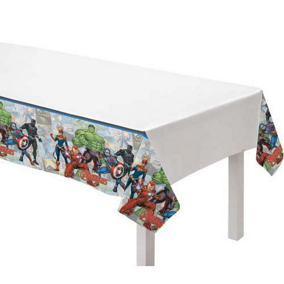 Avengers 'Powers Unite' Plastic Table Cover (1ct)